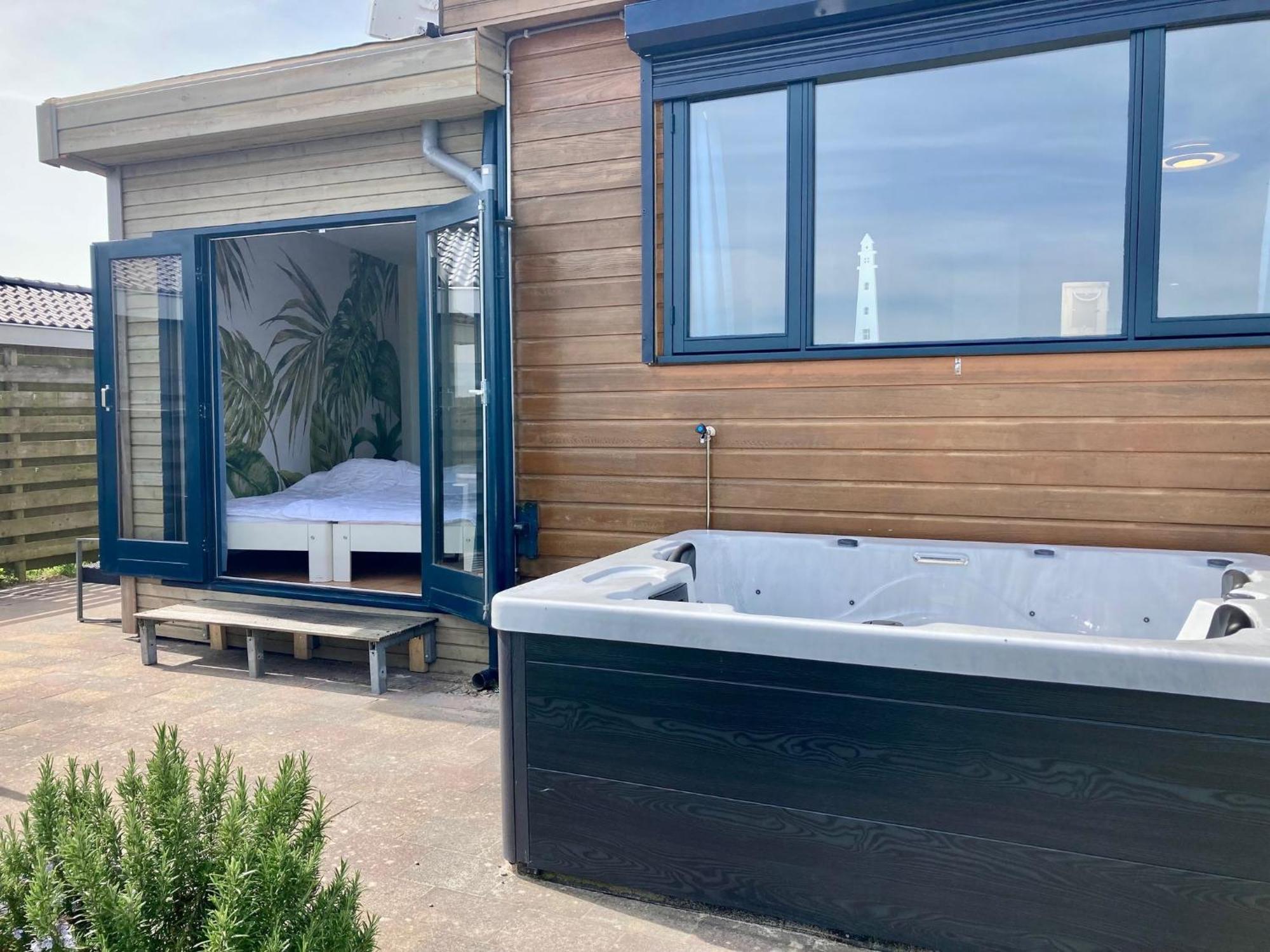 Lakeview 6 Pers Holiday Home Aurora With Fenced Garden, Whirlpool And Sauna Anjum Exterior foto